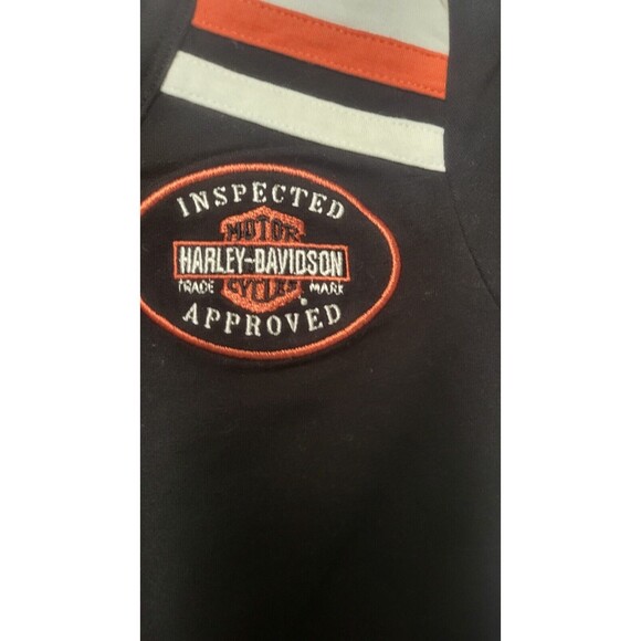 Women’s Harley Davidson Short Sleeve Top Logos and patches Size Small - Picture 2 of 8